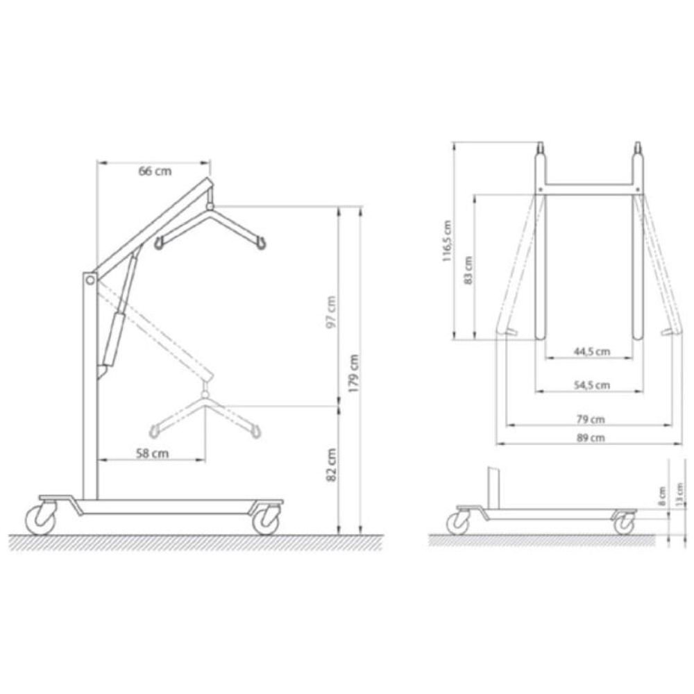 Alternative view of Γερανός ανύψωσης Mobiak MBC ATLAS II 0804935 (150 kg)