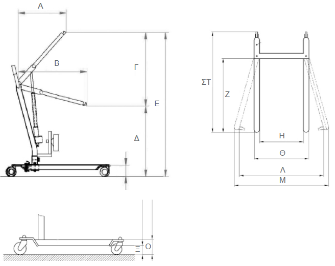 Alternative view of Ηλεκτρικός Γερανός ανύψωσης ΜΒΚ STAND UP (έως 200 kg) – 0804937