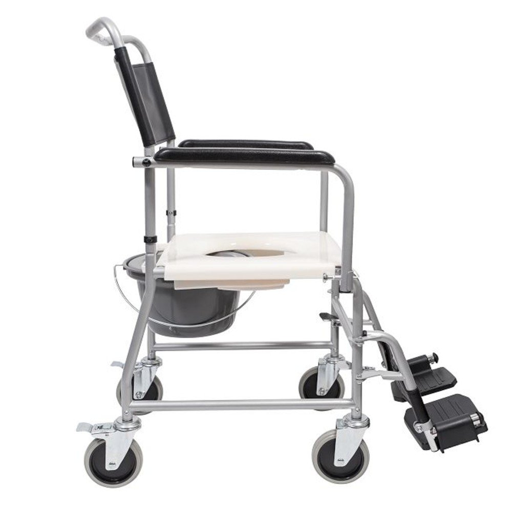 Alternative view of Αναπηρικό αμαξίδιο απλού τύπου με δοχείο – 0810120