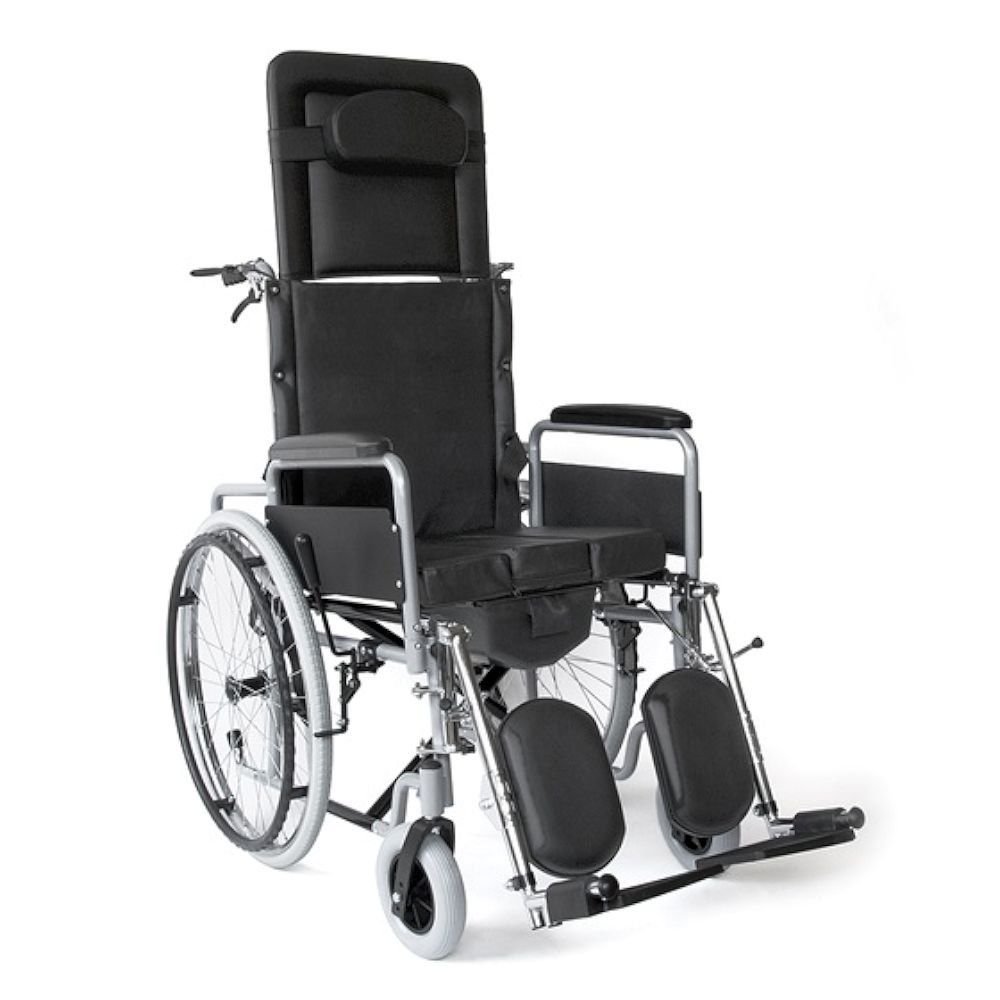 Αναπηρικό Αμαξίδιο με ανακλινόμενη πλάτη – υποπόδια και WC 09-2-138
