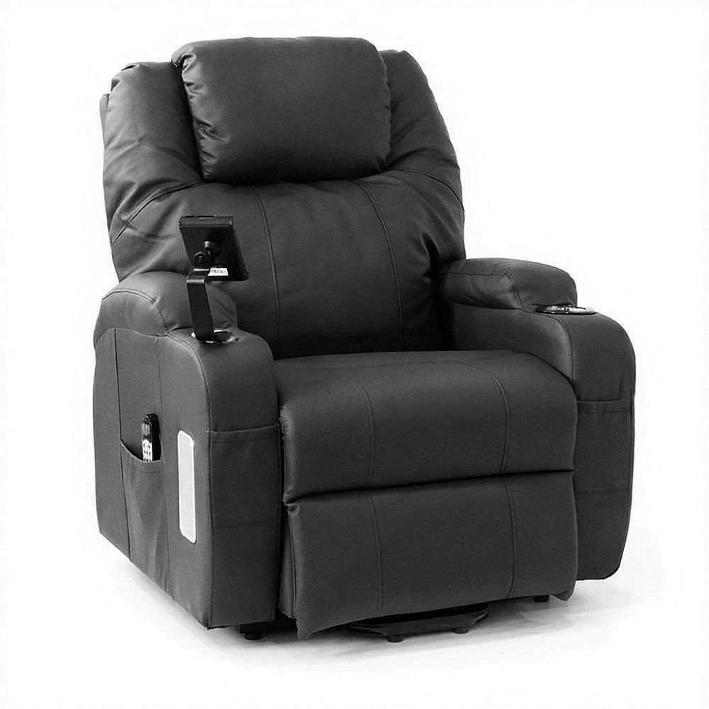 Πολυθρόνα Relax με Ανάκλιση HORIZON 09-2-188 PU BLACK