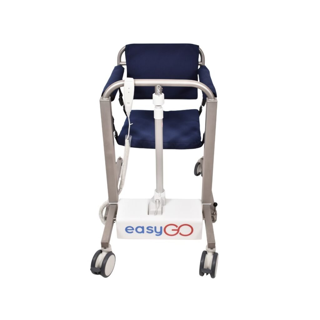 Ειδική ηλεκτρική καρέκλα-γερανάκι μεταφοράς ασθενών easyGO
