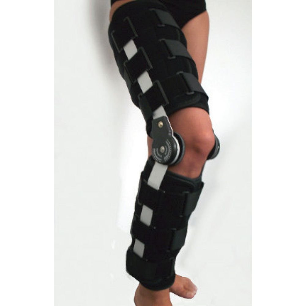 Νάρθηκας μηροκνημικός λειτουργικός με γωνιόμετρο LONG PC / L