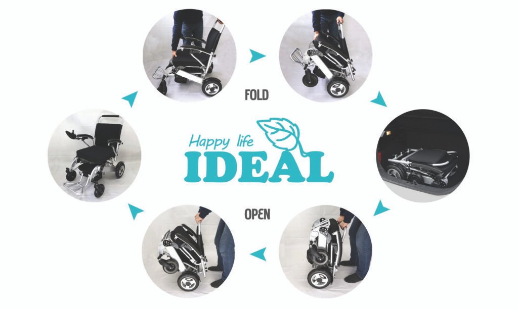 Alternative view of Ηλεκτροκίνητο Αμαξίδιο Πτυσσόμενο Αλουμινίου (25 κιλά) TINY