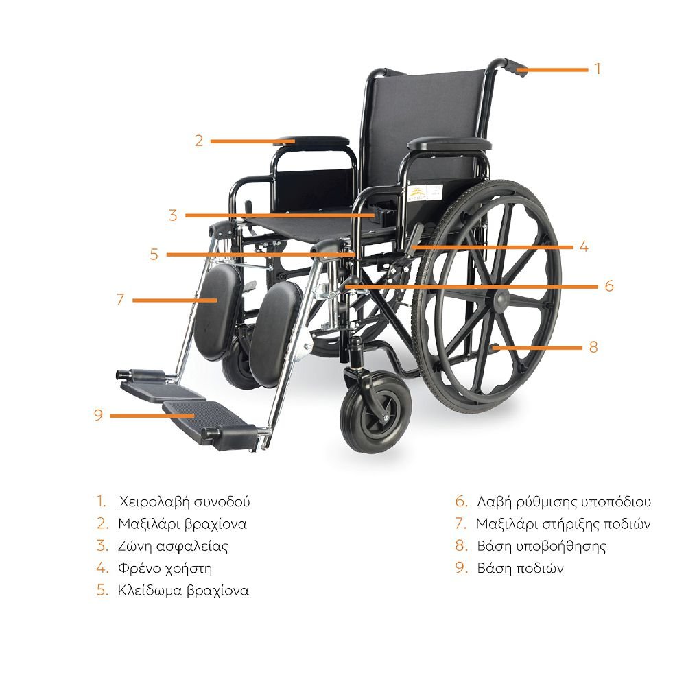 Alternative view of Αμαξίδιο με Ατσ΄άλινο σκελετό (Βάρος ΄΄΄΄΄΄΄΄έως 135 κιλά) MB 2008