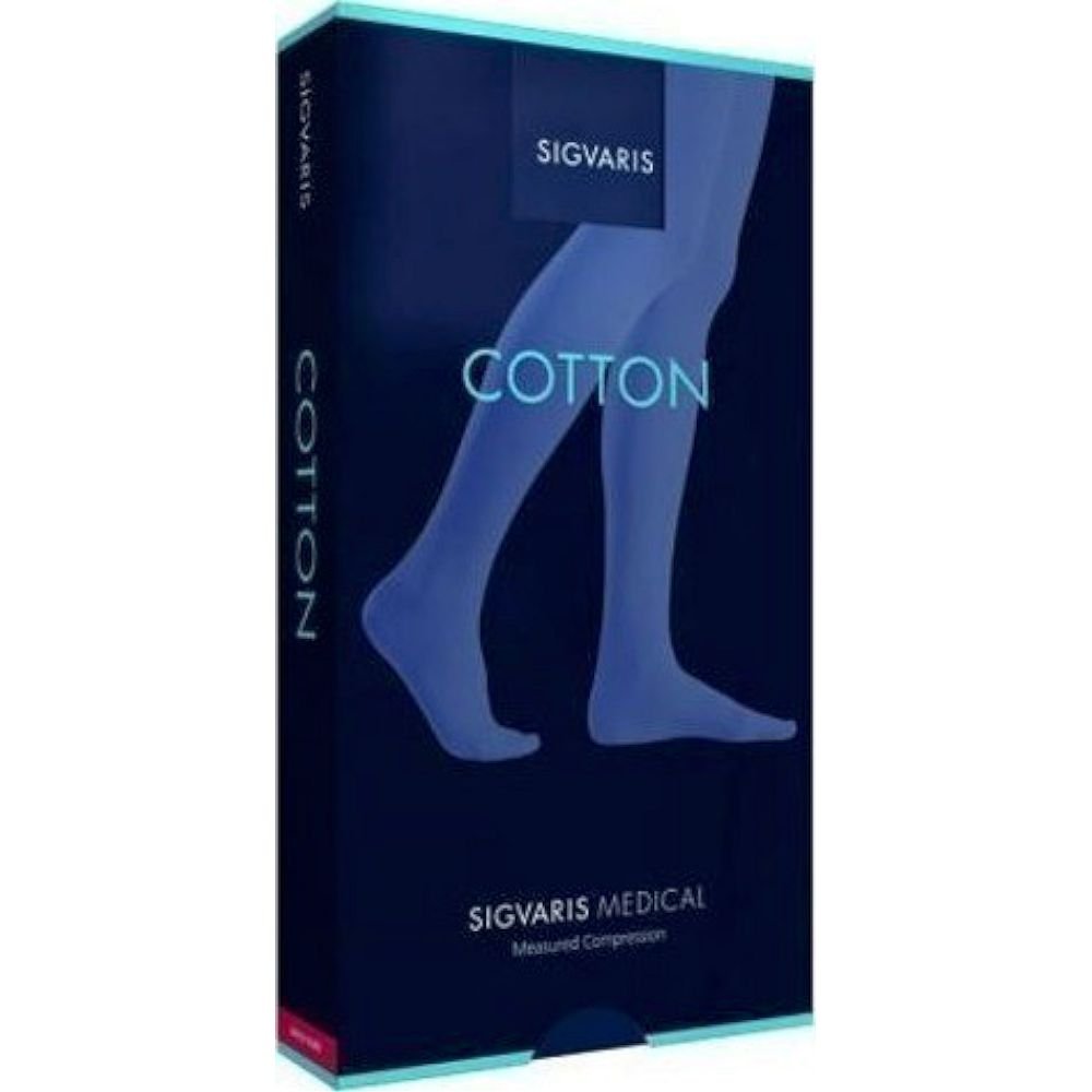 Κάλτσες Ιατρικές Διαβαθμισμένης Συμπίεσης Sigvaris Cotton 2 Κάτω Γόνατος κλάση 2 (ζεύγος)