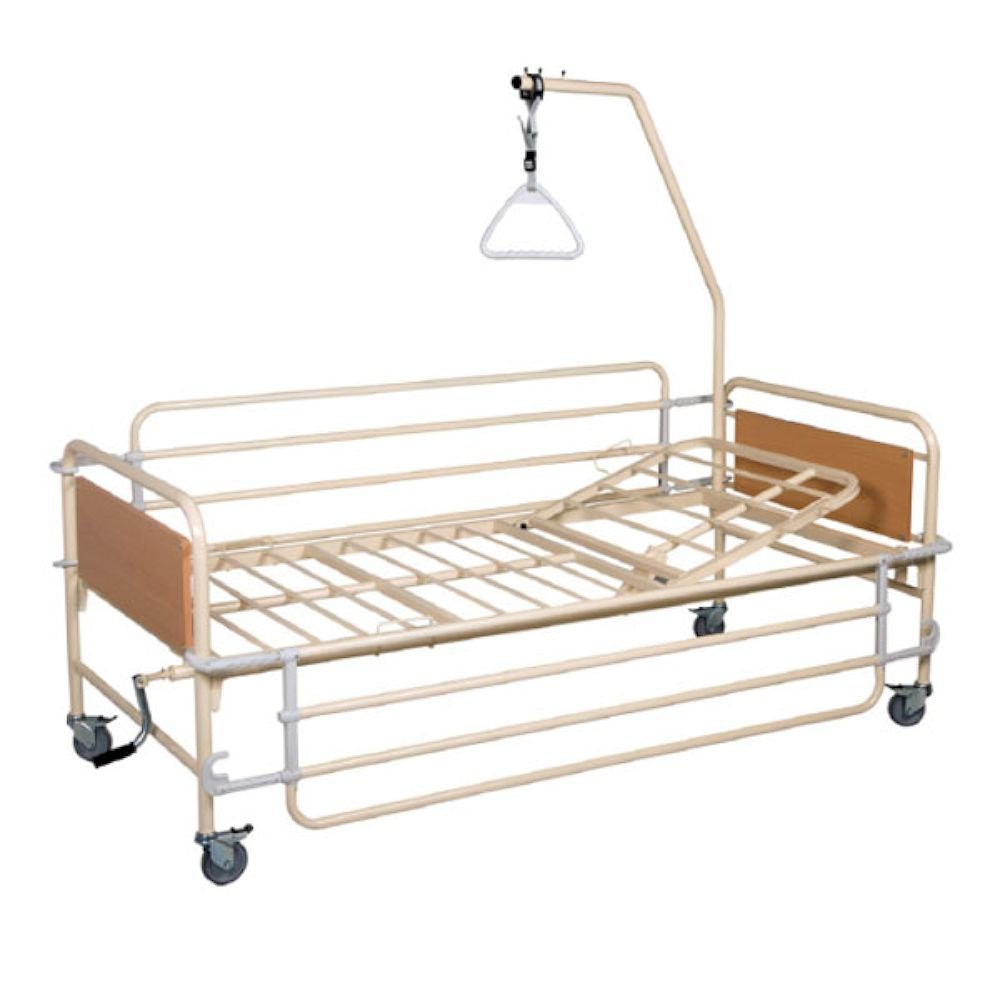 Νοσοκομειακό κρεβάτι με πλάτος 1.20 με μία μανιβέλα ΠΛΗΡΕΣ ARMA-BED-500F.120