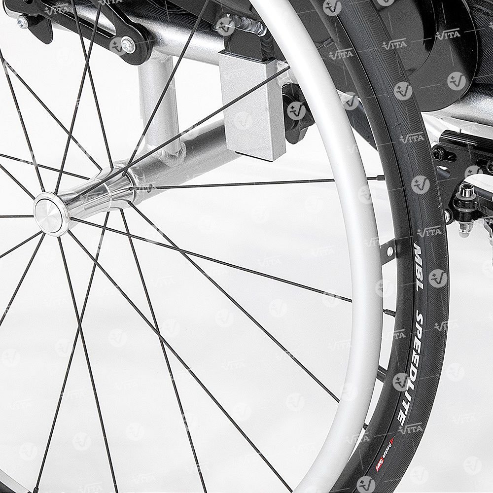 Alternative view of Αναπηρικό Αμαξίδιο αλουμινίου «LIGHT SPORT» 09-2-017 (VT601)